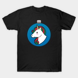 Unicorn Christmas Ornament T-Shirt